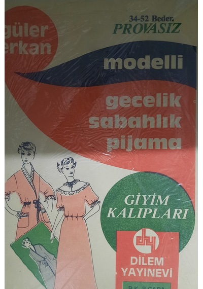 Provasız Modelli Gecelik Sabahlık Pijama