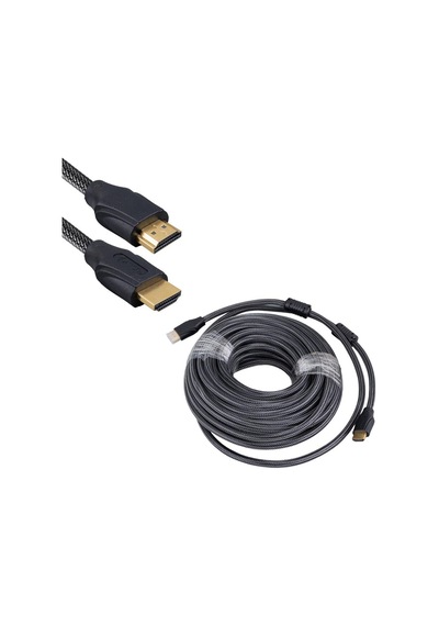 Fully G-507e 15 Metre Örgülü Gold Uçlu Hdmı Kablo Seri 1