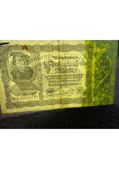 Almanya İmparatorluğu 50000 Mark Reichsbanknote Deutsches Reich 1908 Temiz - T Fine F