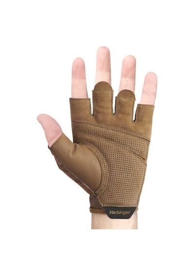 Harbinger Pro 2.0 Unisex Tan Ağırlık Eldiveni Beyaz - Siyah