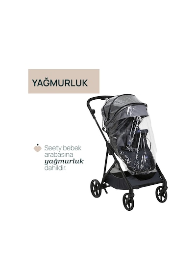 Chicco Seety Bebek Arabası Boston Grey 04087097530000