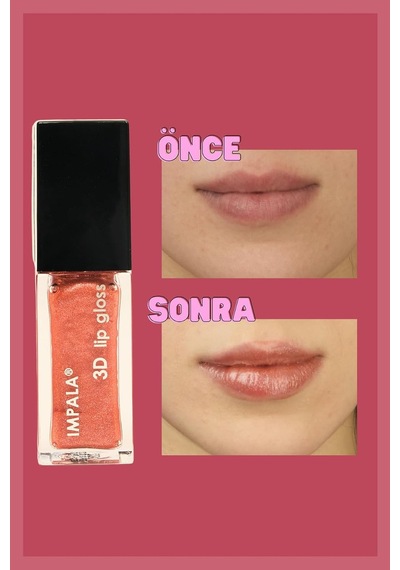 3d Lip Gloss Dudak Parlatıcı No:102