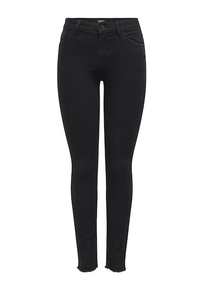Only Bayan Paçası Püsküllü Skinny Kot Pantolon 15336727 Siyah