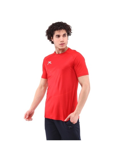Raru Erkek Dijital Baskılı T-Shirt Justa Kırmızı