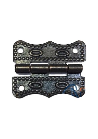 Hubrendy Çer Papatya Menteşe - Büyük 20x30 Mm, Antik, 100 Adet