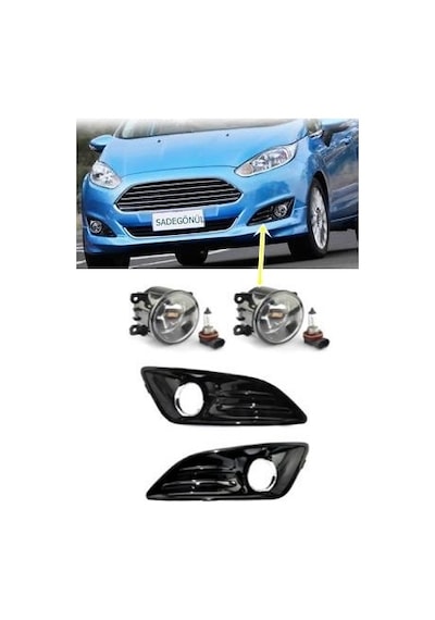 Sis Far Takımı Ford Fiesta 2013-2018 Parlak