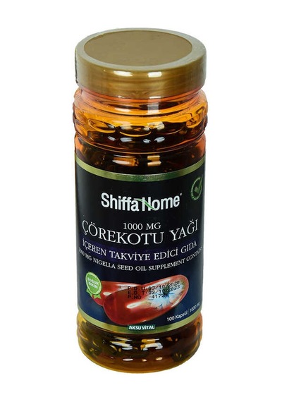Shiffa Home Çörek Otu Yağı Soğuk Pres 1000 Mg X 100 Kapsül