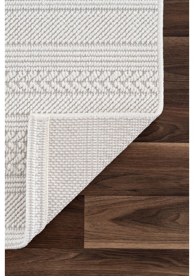 Koza Hayad Nomad Krem Halı Kilim Salon Oturma Odası Yatak Odası Koridor Makine Halısı A2542a Krem