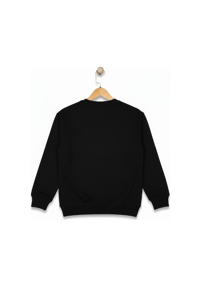 Baglan Erkek Çocuk Önü Baskılı Sweatshirt Bgl-st05232 Siyah