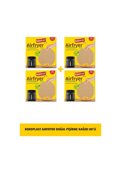 Airfryer Doğal Pişirme Kağıdı 1+1 X2
