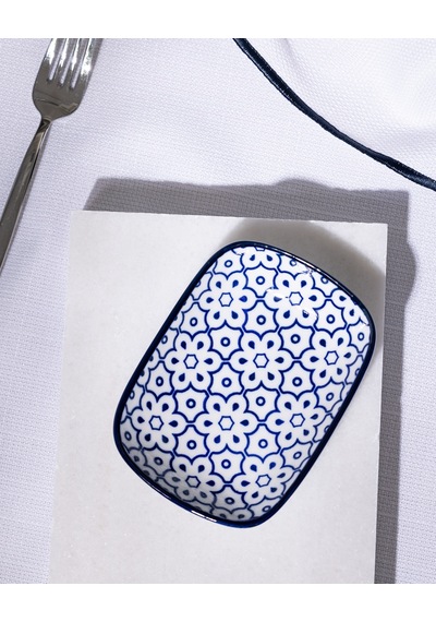Reve Bleu Lucida Tabak - 12 Cm - Mavi/beyaz 8684427225097 Çok Renkli
