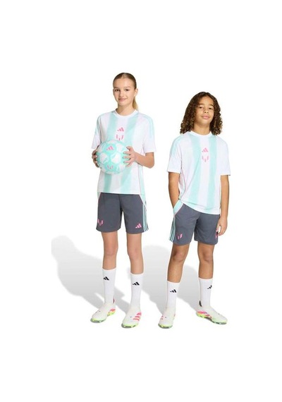 Adidas Messi Çocuk Gri Şort Gri