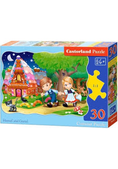 Castorland 30 Parça Hansel Ve Gratel Puzzle