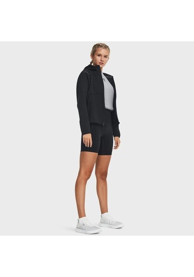 Under Armour Unstoppable Fleece Kadın Siyah Polo Yaka Tişört