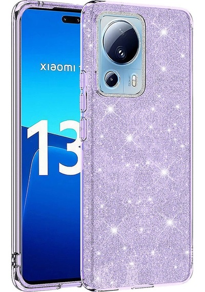 Xiaomi Uyumlu Mi 13 Lite Kılıf Zore Parıltılı Simli Shining Silikon