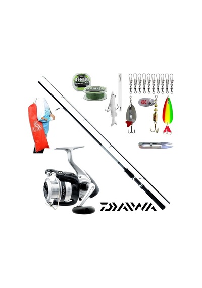 Sweepfire 240cm 20-40gr Daiwa Strikeforce 2500-b Turna Spin Olta Takımı Seti