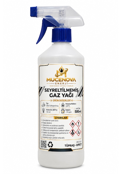 Gaz Lambası Yağı 500 Ml Sprey - Motosiklet Zincir Ve Motor Temizleme, Zift Sökücü Sprey, Gaz Lambası Yakıtı Seyreltilmemiş Gaz Lambası Yağı