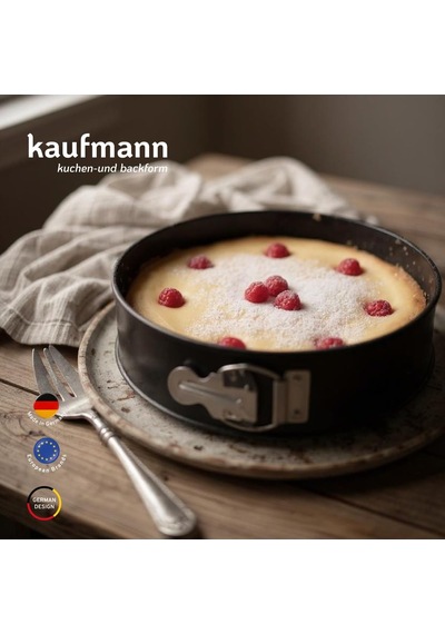 Düz Taban Kelepçeli Kek Kalıbı 28 Cm Siyah Diğer