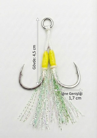 Jig Assist Hook 1/0 İkili Set