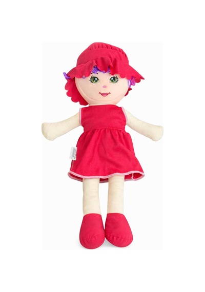 Oyuncak Bez Bebek Özel Yapım Premium Kırmızı 60 Cm