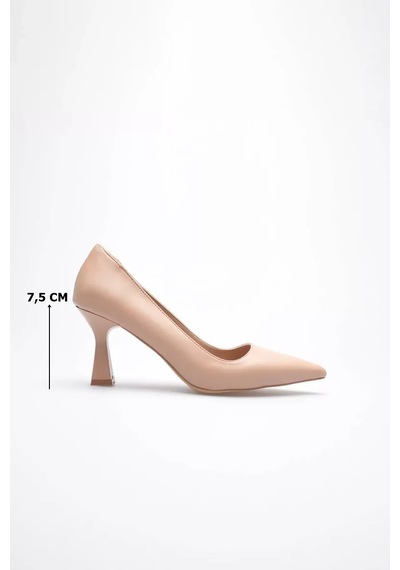 Trendella Nude Topuklu Kadın Stiletto Tr20ms02d Siyah