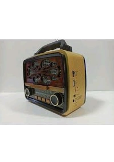 Radyo Nostalji Şarjlı Pilli Bluetooth Fm/Usb/Sd/Aux Everton Rt880