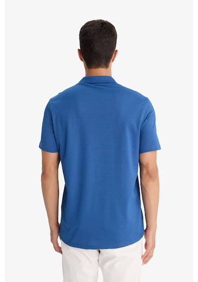 Defacto Regular Fit Polo Yaka Kısa Kollu Tişört F8477ax25auın272 Indigo