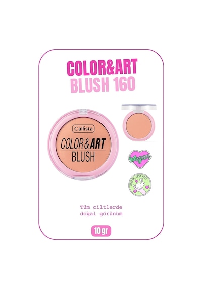 Callista Color Art Blush Toz Allık - 160 Rosy Glow