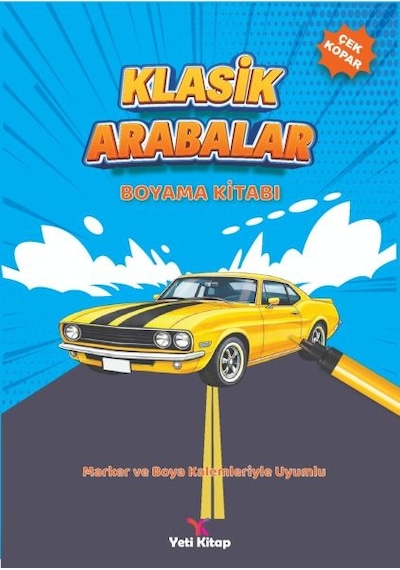Klasik Arabalar Boyama Kitabı - Eınj-884412