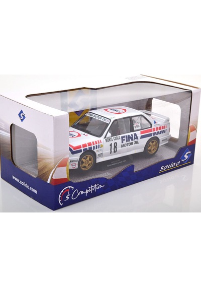 1:18 Solido 1989 Bmw M3 E30 18 Rally Monte Carlo