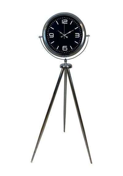 Krom Elegance 150 X 45 Cm Metal Tripod Ayaklı Saat