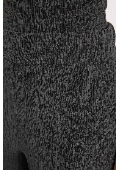 Defacto Wide Leg Bürümcük Pantolon D5141AX24AUAR191 Antrasit