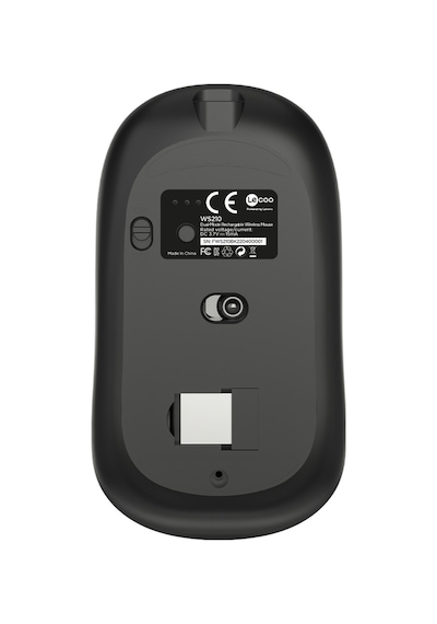 Lecoo WS210 Kablosuz 1600DPI 6 Tuşlu Çift Modlu RGB Şarj Edilebilir Sessiz Mouse