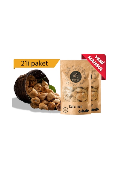 Biincir Kuru İncir Küçük Boy 2 x 1 KG