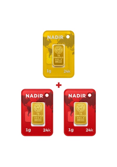 Nadir Gold 24 Ayar 3 Gram Külçe Altın