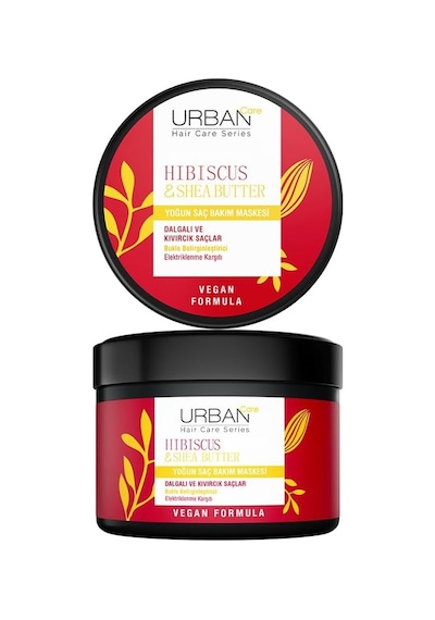 Twisted Curls Hibiscus & Shea Butter Kıvırcık Ve Dalgalı Saçlara Özel Yoğun Saç Bakım Maske