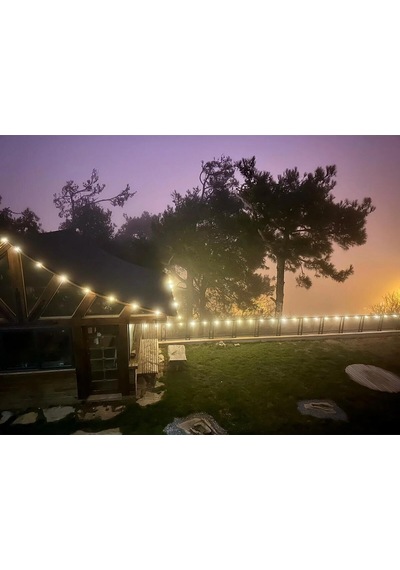 Fb Cup Yeni Nesil Solar Bahçe Işığı 15 Metre 25+2 Ampul - Güneş Ve Usb Şarjlı - Sensörlü Ve Dış Mekan Led