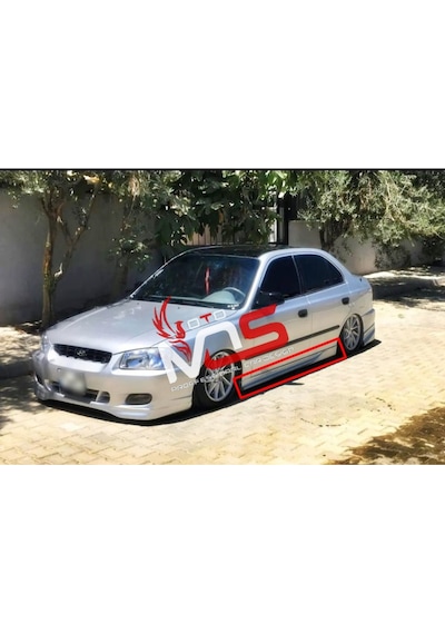 Hyundai Accent Milenyum Kasa Custom Marşpiyel Takım Fiberglass Boyasız
