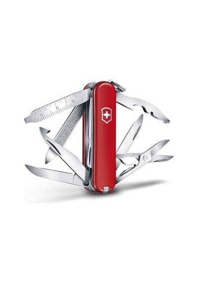 Victorinox 58 Mm Uzunluğunda Çok Fonksiyonlu Kamp Çakısı Pratik Kullanım Kırmızı