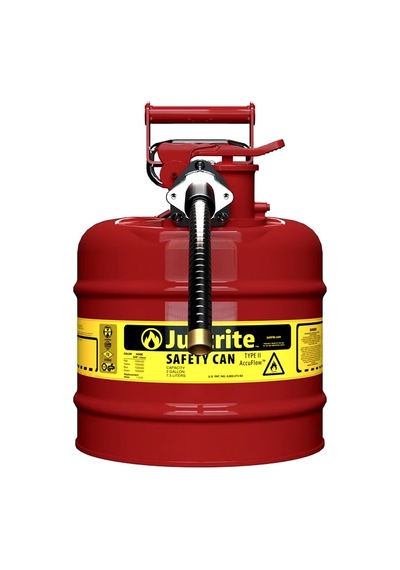 Justrite 7220120 8 Litre Çelik Güvenlik Bidonu
