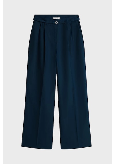 Tommy Hilfiger Keten Karışımlı Wide Leg Fit Yüksek Bel Pantolon Bayan Pantolon Ww0ww48884 C1g Lacivert Tommy Hilfiger Keten Karışımlı Wide Leg Fit Yüksek Bel Pantolon Bayan Pantolon Ww0ww48884 C1g Lacivert
