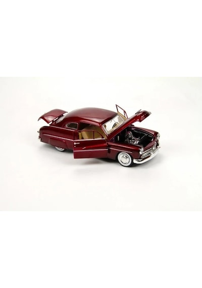Motormax 1949 Mercury Coupe 1/24 Siyah Model Araba Bordo