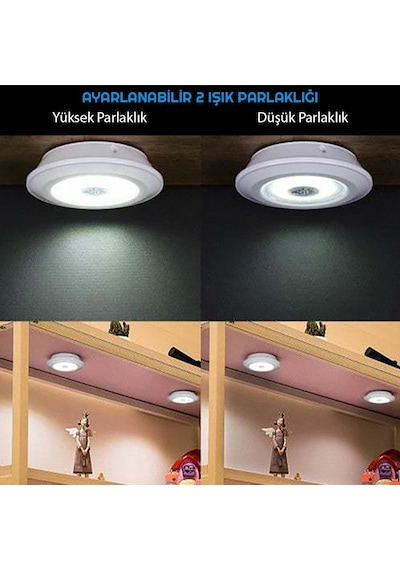 UpWay Kumandalı Dolap Tezgah Üstü Parlaklık Ayarlanabilir COB LED UpWay Kumandalı Dolap Tezgah Üstü Parlaklık Ayarlanabilir COB LED