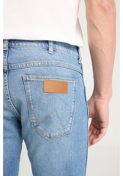 Wrangler Larston Slim Tapered Normal Bel Esnek Jean Pantolon Mavi