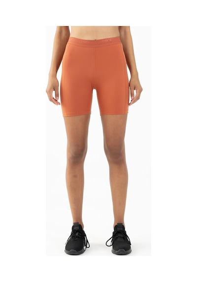Maraton Active Slimfit Kadın Şort Fitness Kiremit Şort 22283-kiremit Kiremit