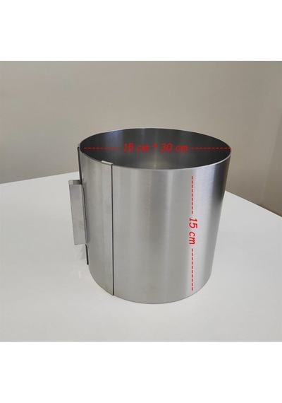 Ayarlı Çember Yuvarlak 15 Cm Siyah
