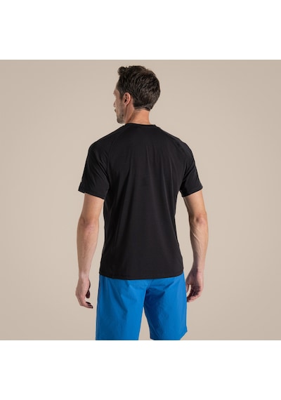 Craghoppers Dynamic Ss Erkek T-shirt-siyah