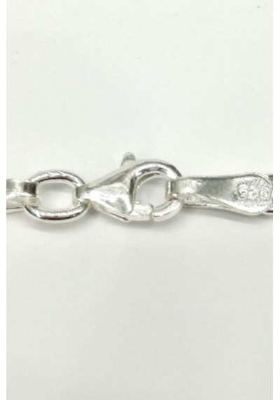 Silver Unisex Figaro 3 Mm Gümüş Kolye Zincir Omr7637