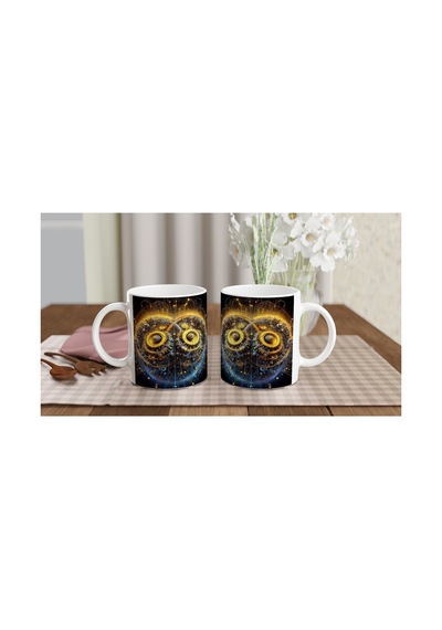 İkizler Burcu Baskılı Kahve Kupası - Zamanın Çarkları Astroloji Mekanizması Vs4 Renkli
