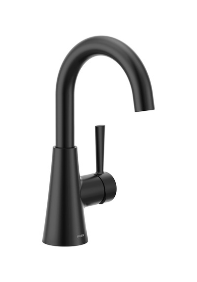 Moen 84021bl Ronan Mat Siyah Tek Delik Modern Banyo Lavabo Batary Diğer